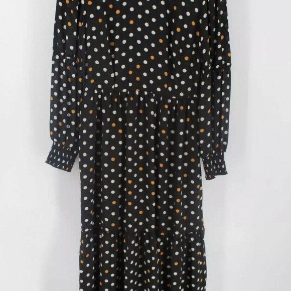 Who What Wear Balloon Maxi Polka Dot Dress XS - Picture 2 of 3